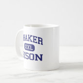 Shaker - Bison - High School - Latham New York Koffiemok (Voorkant links)