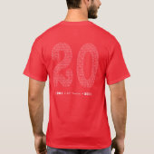 Shaker c/o 1991 - 20th Reunion T-Shirt (Achterkant)