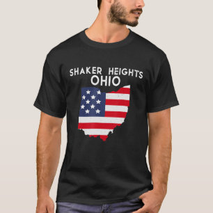 Shaker Heights Ohio USA State America Travel Ohioa T-shirt