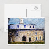Shaker Round Barn Briefkaart (Voorkant / Achterkant)