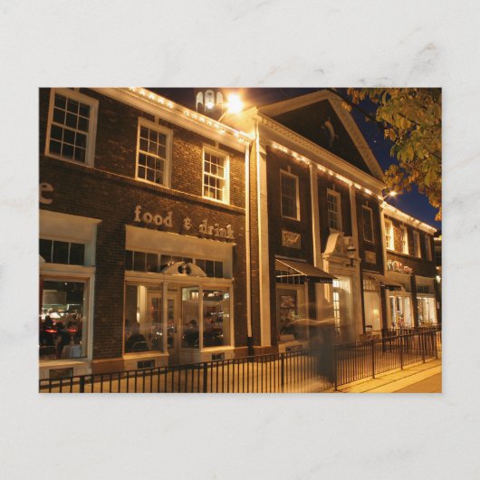 Shaker Square bij nacht - 1 Briefkaart (Voorkant)