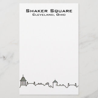 Shaker Square Briefpapier