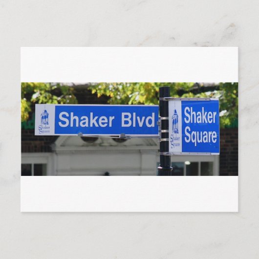Shaker Square-teken Briefkaart (Voorkant)
