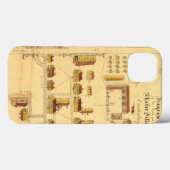 SHAKER VILLAGE MAP, 1849 Case-Mate iPhone CASE (Achterkant (horizontaal))