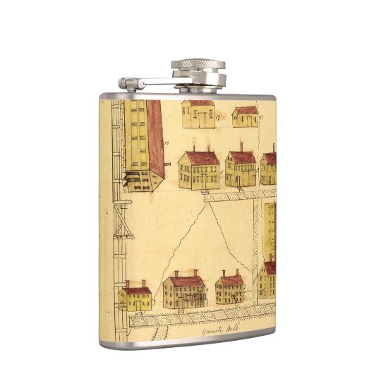 SHAKER VILLAGE MAP, 1849 HEUPFLES (Rechts)