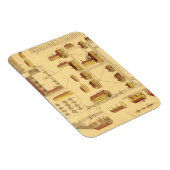 SHAKER VILLAGE MAP, 1849 MAGNEET (Rechterzijde)