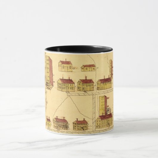 SHAKER VILLAGE MAP, 1849 MOK (Midden)