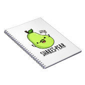 Shakes-pear Grappige Peer Fruit Punt  Notitieboek (Rechterzijde)