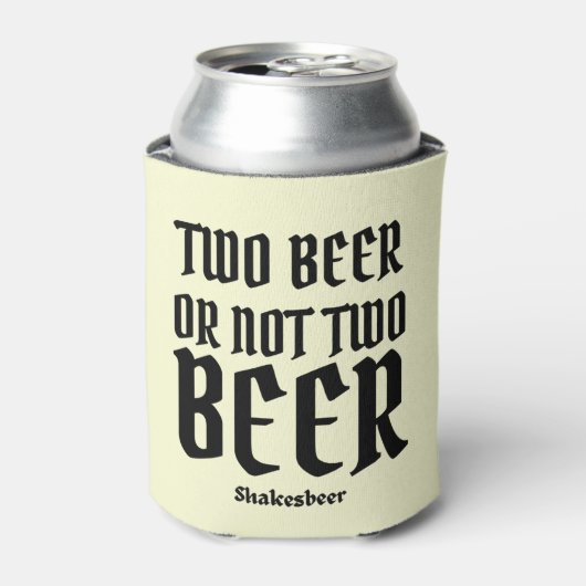 Shakesbeer Funny Cool Beer Koelbox Blikjeskoeler (Blikje Voorkant)
