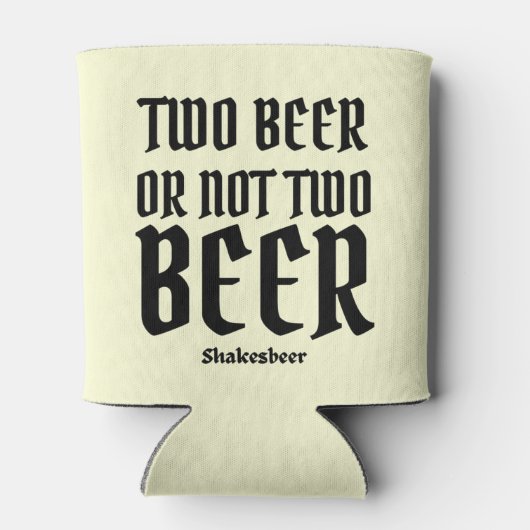 Shakesbeer Funny Cool Beer Koelbox Blikjeskoeler (Achterkant)
