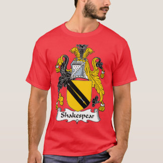 Shakespear Coat of Arms Family Crest T-shirt