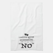 Shakespear "NO" Kitchen Towel Theedoek (Verticaal)