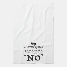 Shakespear "NO" Kitchen Towel Theedoek