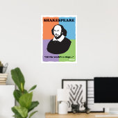 Shakespeare 18 x 24-inch Colorful Classroom Poster (Thuiskantoor)