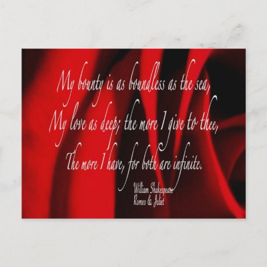 SHAKESPEARE 2 BRIEFKAART (Voorkant)