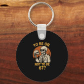 Shakespeare 67 Meme Grappig Skelet Nerdy Halloween Sleutelhanger (Voorkant)