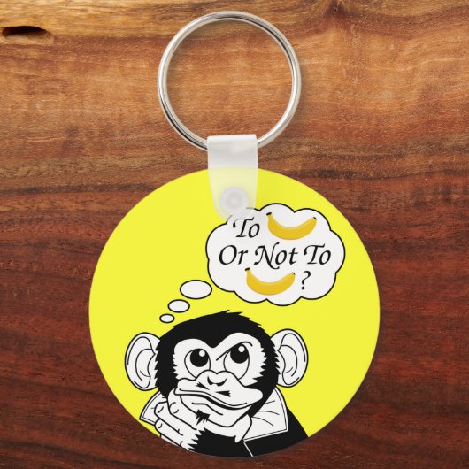 Shakespeare-aap Sleutelhanger (Voorkant)