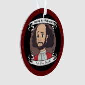 Shakespeare Acrylornament Ornament (voorkant)