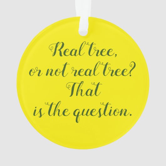 Shakespeare Acrylornament Ornament (achterkant)