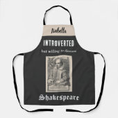 Shakespeare Afbeelding Funny Personalized Introver Schort (Voorkant)