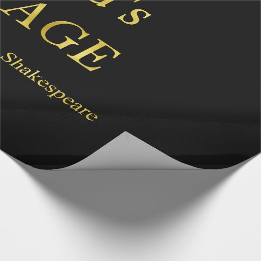 Shakespeare Al het Niveau van het Stadium van de w Cadeaupapier (Hoek)