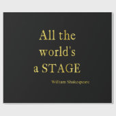 Shakespeare Al het Niveau van het Stadium van de w Cadeaupapier (Vlak)