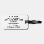 Shakespeare Bagagelabel - Pas het aan! (Achterkant horizontaal)