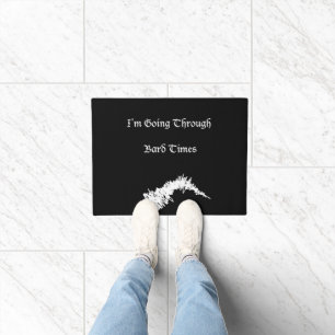 Shakespeare "Bard Times" Grappige Slogan Door Mat