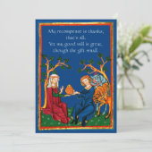 Shakespeare Bedankt (Staand voorkant)