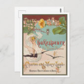  Shakespeare Boek Hoesje Briefkaart (Voorkant / Achterkant)