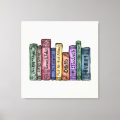 Shakespeare Books No.1 Canvas Afdruk (Voorkant)