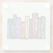 Shakespeare Books No.1 Glazen Onderzetter (Achterkant)