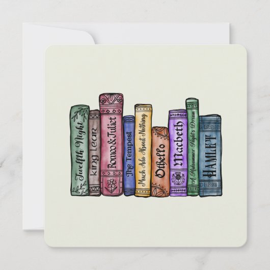 Shakespeare Books No.1 Kaart (Voorkant)