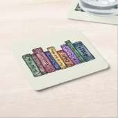 Shakespeare Books No.1 Kartonnen Onderzetters (Schuin)