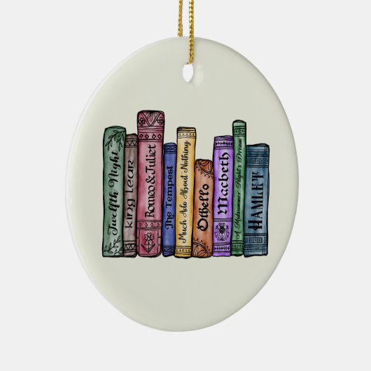 Shakespeare Books No.1 Keramisch Ornament (Rechts)