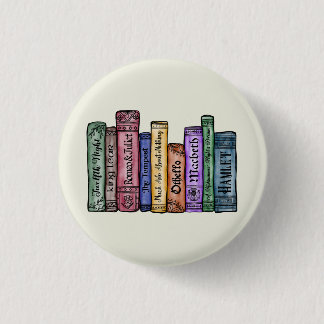 Shakespeare Books No.1 Ronde Button 3,2 Cm