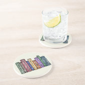 Shakespeare Books No.1 Zandsteen Onderzetter (Zijkant)