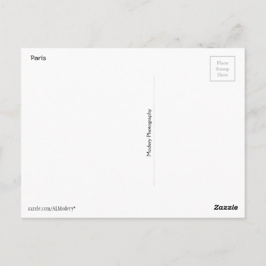 Shakespeare Bookstore (Parijs) Briefkaart (Achterkant)