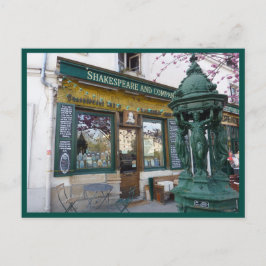 Shakespeare Bookstore (Parijs) Briefkaart