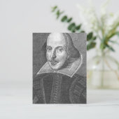 Shakespeare Briefkaart (Staand voorkant)