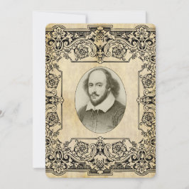Shakespeare bruiloft uitnodiging
