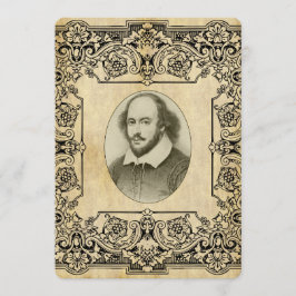 Shakespeare bruiloft uitnodiging