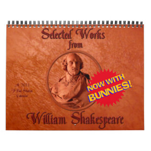Shakespeare Bunnies Calendar 2011 Kalender