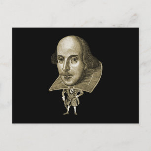 Shakespeare Caricature Briefkaart