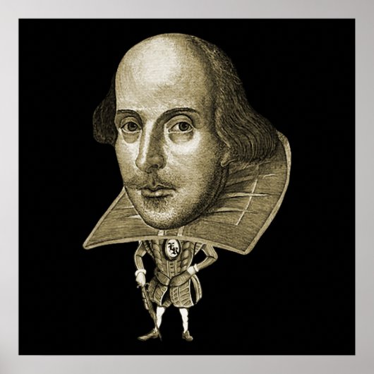 Shakespeare Caricature Poster (Voorkant)