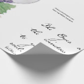 Shakespeare Caricature & Tempest Quote Cadeaupapier (Hoek)