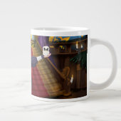 Shakespeare Cartoon Acteur. Grote Koffiekop (Rechts)