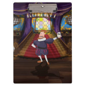 Shakespeare Cartoon Actor. Klembord (Voorkant)