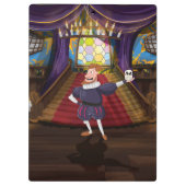 Shakespeare Cartoon Actor. Klembord (Achterkant)