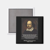 Shakespeare citaat ~ Julius Caesar Magneet (Voorkant / Achterkant)